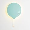 Lights4fun LED Wandleuchte Metall Luftballon Lampe türkis Bild 4