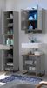 Badezimmer-Set >Denver< (3-tlg.) in grau matt / Evoke Eiche Dekor - 120x195x35 (BxHxT) Bild 2