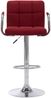 vidaXL Barhocker 2 Stk. Weinrot Stoff [283427] Bild 3