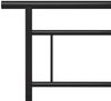 vidaXL Bettgestell Schwarz Metall 140x200 cm [324829] Bild 5