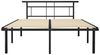 vidaXL Bettgestell Schwarz Metall 140x200 cm [324829] Bild 3