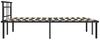 vidaXL Bettgestell Schwarz Metall 140x200 cm [324829] Bild 4