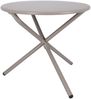 Beistelltisch Tris aus Aluminium, Taupe Bild 3
