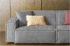 KAWOLA Sofa SAMU 2-Sitzer Stoff grau 72 x 106 x 236 cm Bild 2
