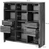 Bücherregal Sheesham 142x45x145 natur lackiert / sandgestrahlt PURE SHEESHAM #208 Bild 5