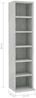 vidaXL CD-Schrank Betongrau 21x20x88 cm Holzwerkstoff 800355 Bild 5