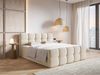 Selsey 'Cloudy' Boxbett mit Bettkästen, Matratze, Topper, Bouclé-Bezug, hellbeige, 160x200 cm Bild 3