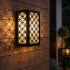 LED Wandlampe, ALU, anthrazit, Muster, H 15 cm, PADUA Bild 5
