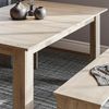 Esstisch Set Sentio Sonoma 137.6 x 92.8 cm mit 2 Bänken Vicco Bild 4