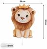 COZYCOLLECTIONS LED Wandleuchte Löwe mit Krone LED-Nachtlicht Braun Gold, LED, Warmweiß, Montessori-inspiriertes Nachtlicht mit sanftem Wohlfühllicht Bild 3