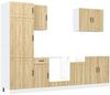 vidaXL 7-tlg. Küchenschrank-Set Lucca Sonoma-Eiche Holzwerkstoff 3314774 Bild 2