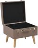 vidaXL Hocker mit Stauraum 40 cm Braun Stoff 247519 Bild 5