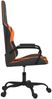 vidaXL Gaming-Stuhl mit Massagefunktion Schwarz und Orange Kunstleder 345539 Bild 4