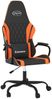 vidaXL Gaming-Stuhl mit Massagefunktion Schwarz und Orange Kunstleder 345539 Bild 2