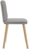 vidaXL Esszimmerstühle 4 Stk. Wolkengrau Stoff 3315364 Bild 5