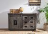 Sideboard Mango 140x45x85 grau lackiert RAILWAY #221 Bild 3