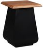 WOMO-DESIGN Beistelltisch Couchtisch Handgefertigt aus Akazienholz, Unikat Massivholz Möbel (1-St), Metall Wohnzimmertisch Sofatisch Kaffeetisch Dekotisch Blumenhocker Bild 4