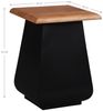 WOMO-DESIGN Beistelltisch Couchtisch Handgefertigt aus Akazienholz, Unikat Massivholz Möbel (1-St), Metall Wohnzimmertisch Sofatisch Kaffeetisch Dekotisch Blumenhocker Bild 3
