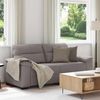 vidaXL 2-Sitzer-Sofa Taupe 180x81x84 cm Stoff 4105313 Bild 1