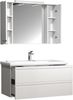 VCM Badmöbel Waschtisch Silora 919135 Weiß H. 125 x B. 100 x T. 46 cm Bild 2