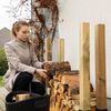Relaxdays 6x Holzstapelhilfe Bild 3