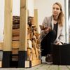 Relaxdays 6x Holzstapelhilfe Bild 5
