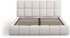 Micadoni Stauraumbett mit Kopfteil Bellis Chenille Haga Hellgrau 160x200 Bild 3
