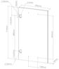 Küchenfront R-Line Weiß Landhaus 39.6 x 71.3 cm Möbelfront für den Eckunterschrank Vicco Bild 2