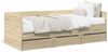 vidaXL Tagesbett mit Schubladen ohne Matratze Sonoma-Eiche 90x200 cm 3280820 Bild 2