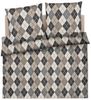JOOP! Bettwäsche Soft Pattern 45002 07 Cream Flanell 135 x 200 + 80 x 80 cm Bild 3