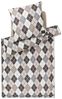 JOOP! Bettwäsche Soft Pattern 45002 07 Cream Flanell 135 x 200 + 80 x 80 cm Bild 5