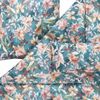 Estella Mako-Satin Bettwäsche 155x220 Estera blautanne Blüten Lilien 7960-581 Bild 4