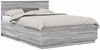 vidaXL Bettrahmen Graues Sonoma 160 x 200 cm Holzwerkstoff 3408059 Bild 3