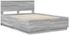 vidaXL Bettrahmen Graues Sonoma 160 x 200 cm Holzwerkstoff 3408059 Bild 5