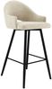 Barhocker Rosa (Farbe: Magic Velvet 2250, Beine: Schwarz) Bild 2