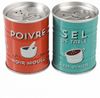 Rex London Salz- / Pfefferstreuer SEL & POIVRE, (Retro-Design, Set, 2-tlg), ca. Ø 5,2 x 6,7 cm (je Streuer) Bild 2