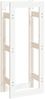 vidaXL Kaminholzregal Weiß 41x25x100 cm Massivholz Kiefer 822408 Bild 2