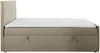 Vente-unique - MAKANA Bett Samt Schokoladenbraun - B 180 cm x H 108 cm x L 213 cm Bild 5