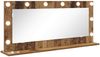 vidaXL Waschtischspiegel Rechtwinklig Altholz 100 x 45 x 18 cm 868331 Bild 2