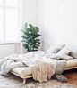 Massivholzbett Bett SENZA 140 x 200 Futonbett Gestell Kiefer natur Bild 1