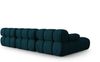 Micadoni Modulares Ecksofa Bellis 4-Sitzer Links 3D-Stoff Sonic Marineblau Bild 4