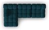 Micadoni Modulares Ecksofa Bellis 4-Sitzer Links 3D-Stoff Sonic Marineblau Bild 5