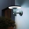 LED Solar Wandleuchte anthrazit, Bewegungsmelder, H 21 cm Bild 3