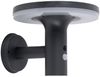 LED Solar Wandleuchte anthrazit, Bewegungsmelder, H 21 cm Bild 1