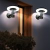 LED Solar Wandleuchte anthrazit, Bewegungsmelder, H 21 cm Bild 2