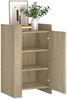 vidaXL Sideboard Sonoma-Eiche 45x35x75 cm Holzwerkstoff 848397 Bild 3