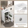 Badezimmerschrank mit Keramikwaschbecken, MDF, verstellbare Ablage, 51 x 34 x 83 cm, weiß Bild 5