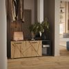 Schuhschrank Irma Anthrazit/Artisan 106 x 43 cm mit 2 Türen Vicco Bild 3