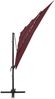 vidaXL Sonnenschirm mit Aluminium-Mast 4-lagig Bordeauxrot 250x250 cm 313824 Bild 4