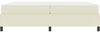 vidaXL Bettrahmen mit Matratze Creme 200 x 200 cm Stoff 3399021 Bild 5